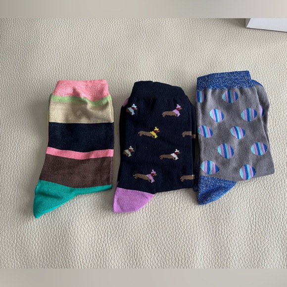 NWB - Paul Smith Women’s 3-Pack Socks Gift Set - Made in Italy - Picture 2 of 4